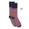 chaussettes rayees coton bleu rouge jules & jenn