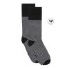 chaussettes rayees coton noir blanc jules & jenn