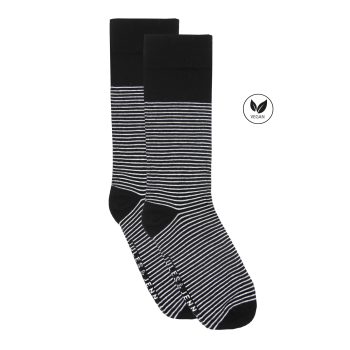 chaussettes rayees coton noir blanc jules & jenn