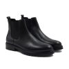 chelsea boots crantees cuir noir jules & jenn