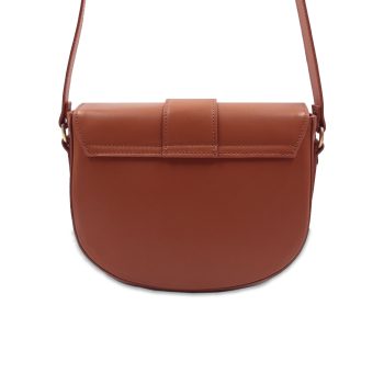 vue arriere sac boucle cuir brique jules & jenn