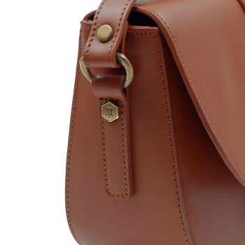 vue serree sac boucle cuir brique jules & jenn