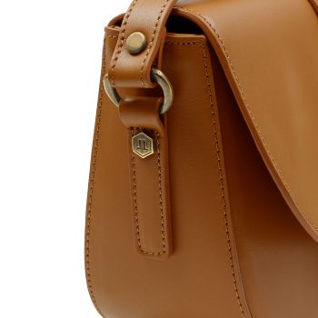 vue serree sac boucle cuir camel jules & jenn