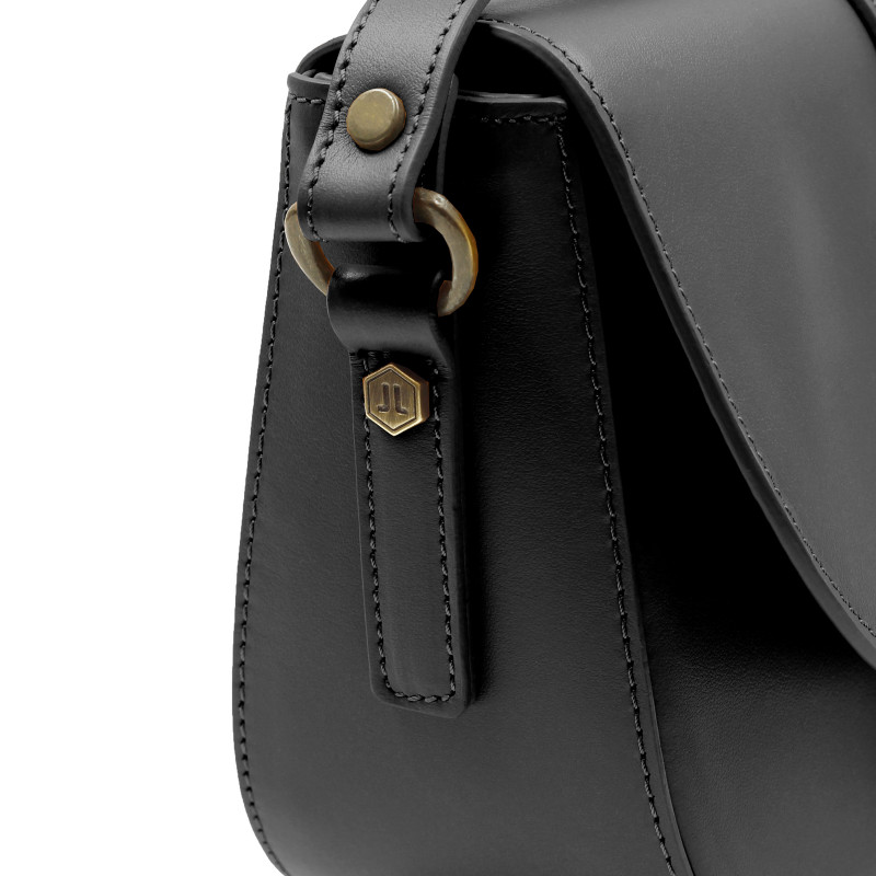 vue serree sac boucle cuir noir jules & jenn