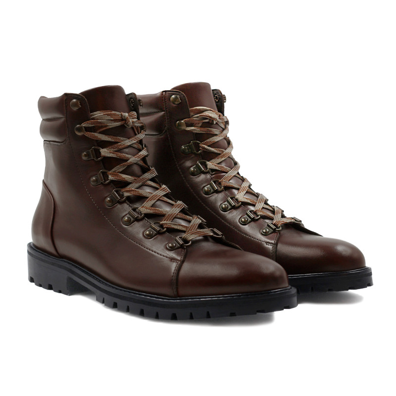 boots montagne cuir marron jules & jenn