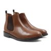 chelsea boots ville cuir cognac jules & jenn