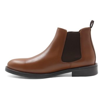 vue interieur chelsea boots ville cuir cognac jules & jenn