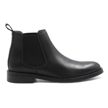 vue exterieur chelsea boots ville cuir noir jules & jenn