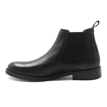 vue interieur chelsea boots ville cuir noir jules & jenn