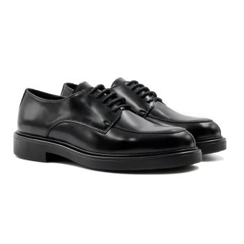derbies cuir brillant noir jules & jenn