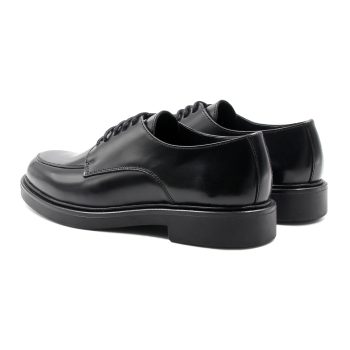 vue arriere derbies cuir brillant noir jules & jenn