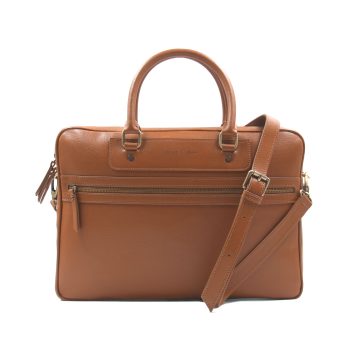 sacoche cuir grave cognac jules & jenn