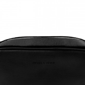 vue serree trousse de toilette cuir grave noir jules & jenn