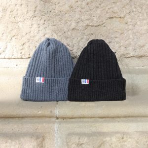 vue posee bonnet coton recycle bleu denim jules & jenn