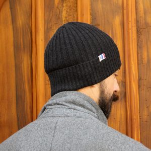 vue portee bonnet coton recycle noir jules & jenn