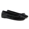 ballerines classiques cuir brillant noir jules & jenn