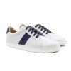 baskets made in france cuir blanc cuir toile denim jules & jenn