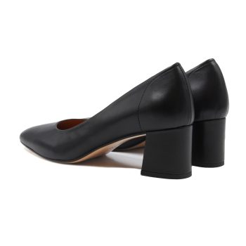 vue arriere escarpins retro cuir noir jules & jenn