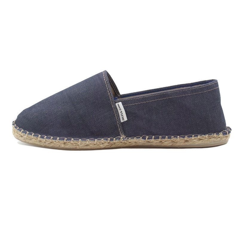 vue exterieur espadrilles toile jean bleu jules & jenn