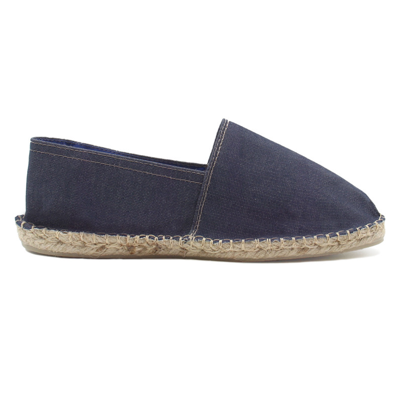 vue interieur espadrilles toile jean bleu jules & jenn