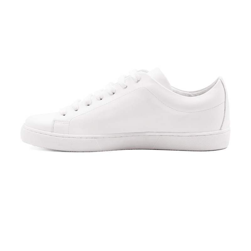 vue interieur tennis lacet cuir blanc jules & jenn