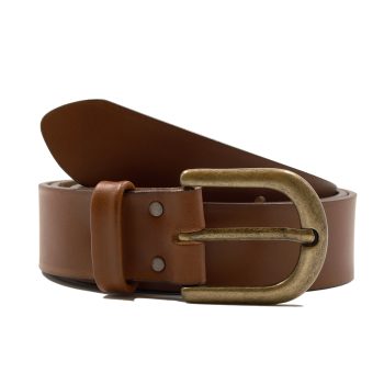 ceinture milan cuir cognac jules & jenn