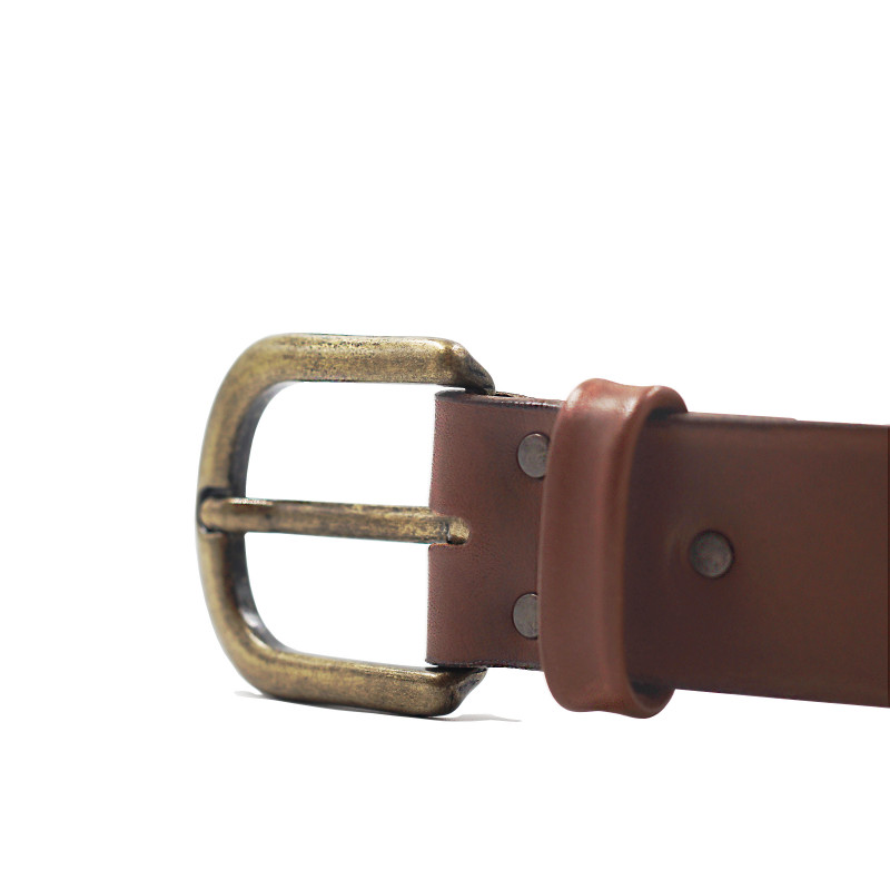 vue boucle ceinture milan cuir cognac jules & jenn