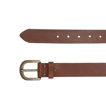 vue dessus ceinture milan cuir cognac jules & jenn