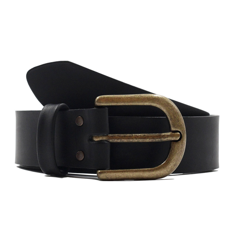 ceinture milan cuir noir jules & jenn