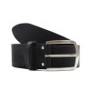 ceinture paris cuir noir jules & jenn