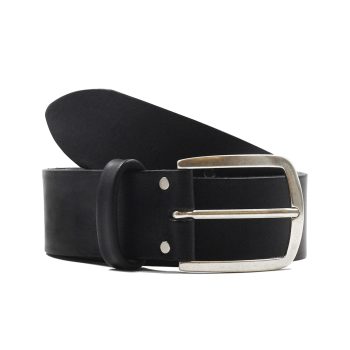 ceinture paris cuir noir jules & jenn