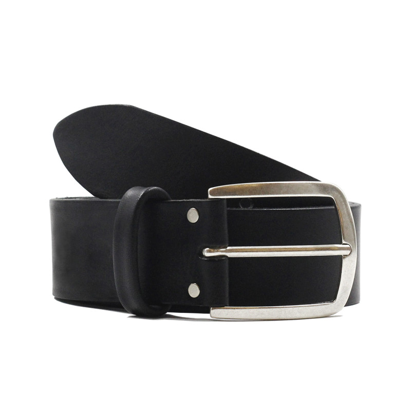 ceinture paris cuir noir jules & jenn
