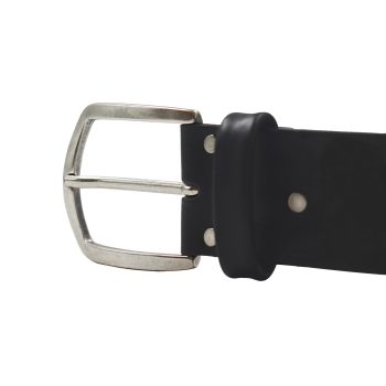 vue boucle Ceinture Paris cuir tannage végétal noir jules & jenn
