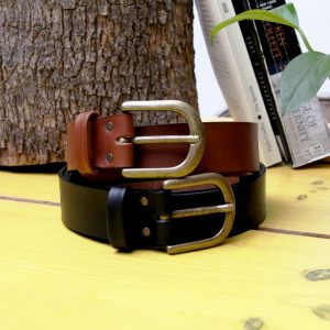 vue posee ceinture milan cuir cognac jules & jenn