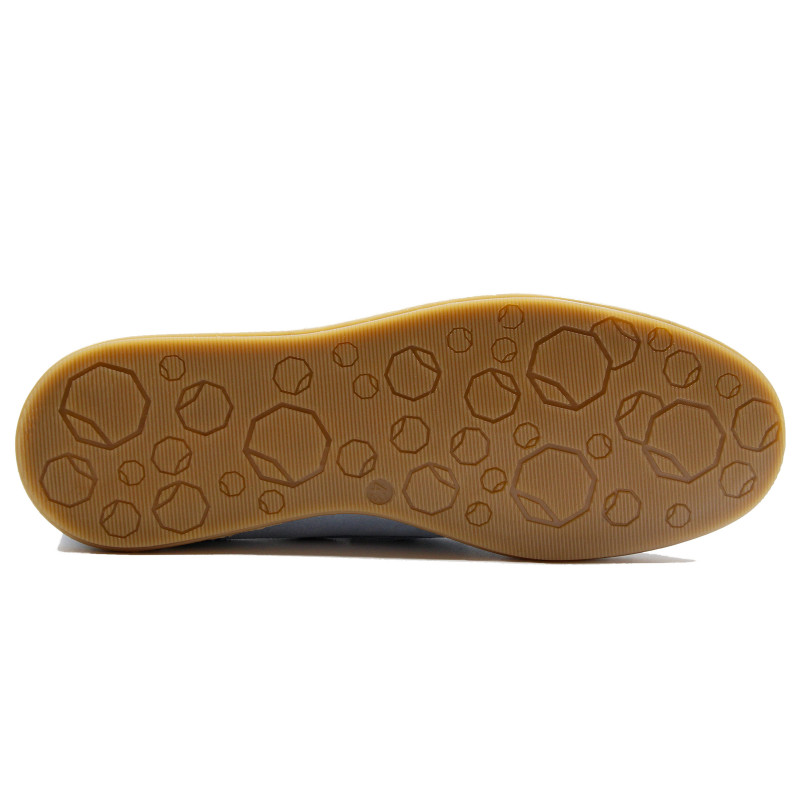 vue dessous mocassins espadrille cuir daim bleu clair jules & jenn