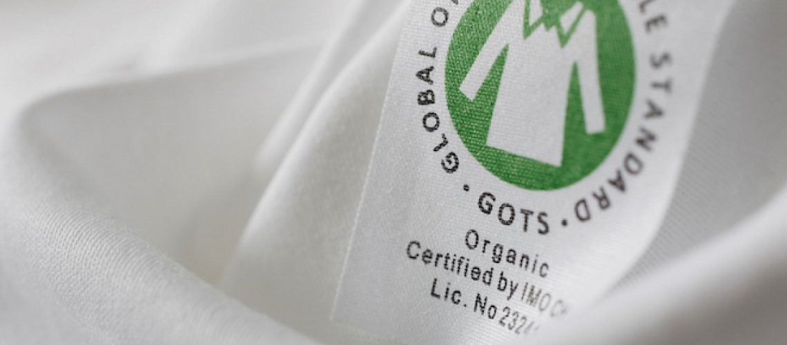 Label pochons Global Organic Textile Standard