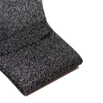 vue serree chaussettes lurex noir & argente jules & jenn