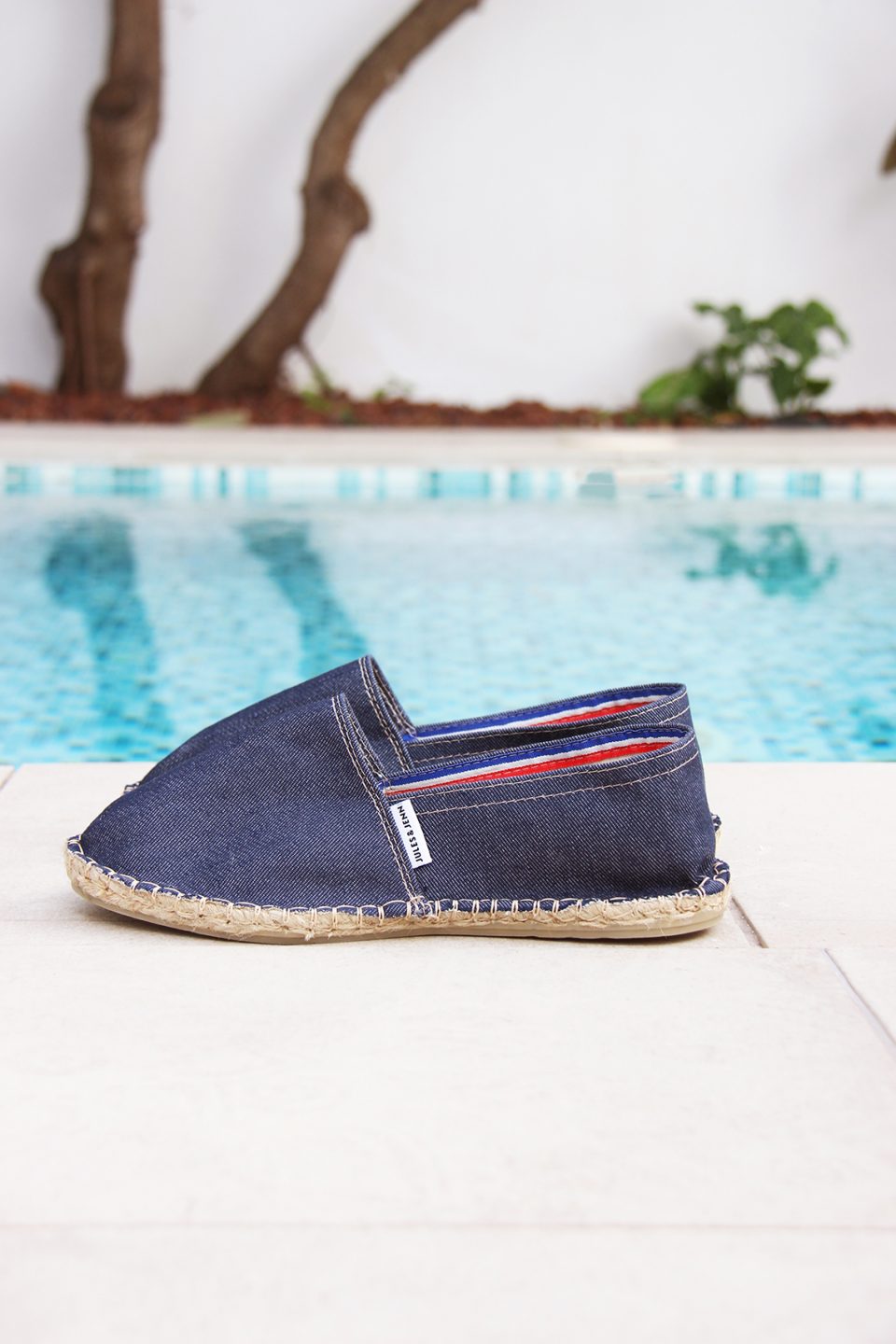 Espadrilles toile de jean bleu jules & jenn