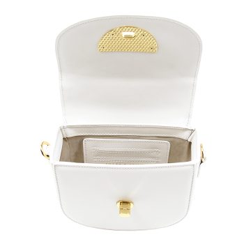 vue interne mini sac cuir blanc jules & jenn