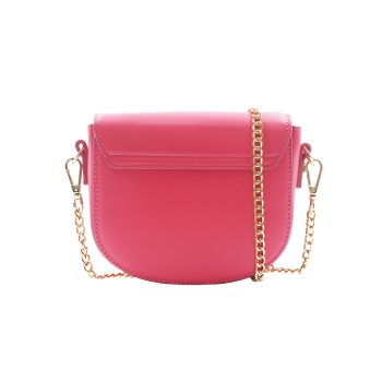 vue arriere mini sac cuir fushia jules & jenn