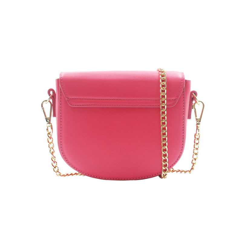 vue arriere mini sac cuir fushia jules & jenn