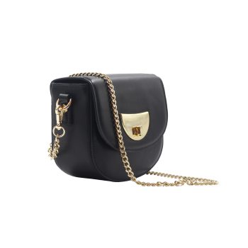 vue profil mini sac cuir noir jules & jenn
