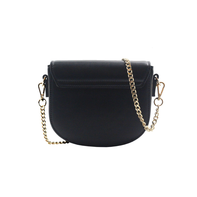 vue arriere mini sac cuir noir jules & jenn