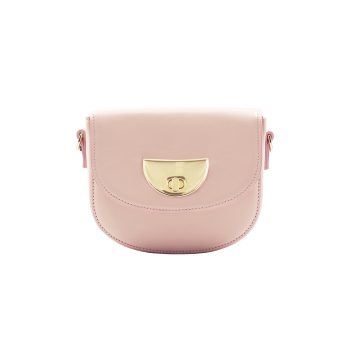 mini sac cuir rose poudre Jules & jenn