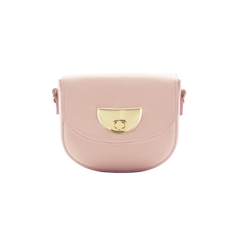 mini sac cuir rose poudre Jules & jenn
