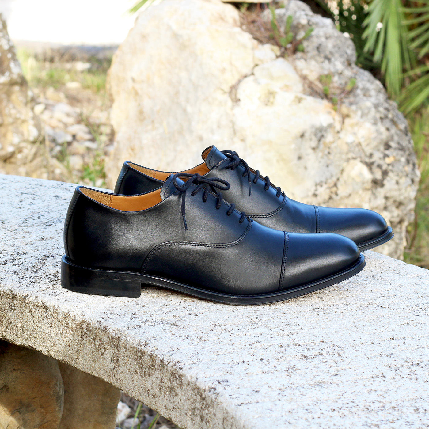 richelieu oxford homme cuir noir jules & jenn