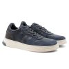 baskets leo cuir bleu jules & jenn