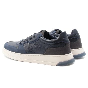 vue arriere baskets leo cuir bleu jules & jenn