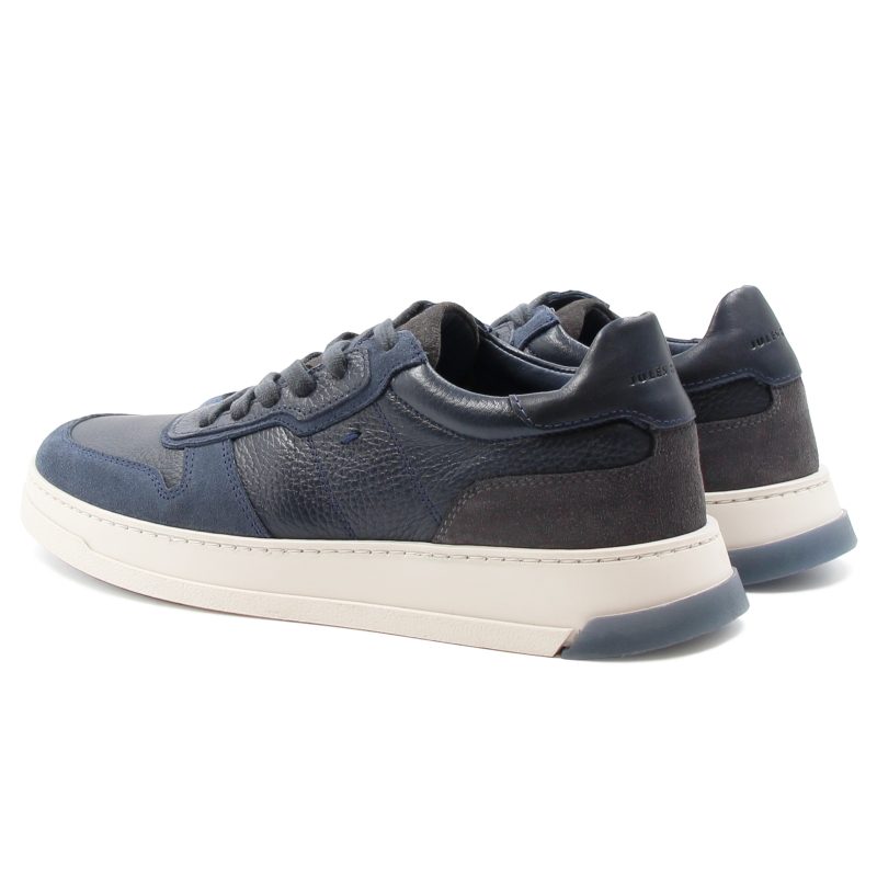 vue arriere baskets leo cuir bleu jules & jenn