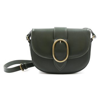 sac boucle cuir kaki jules & jenn
